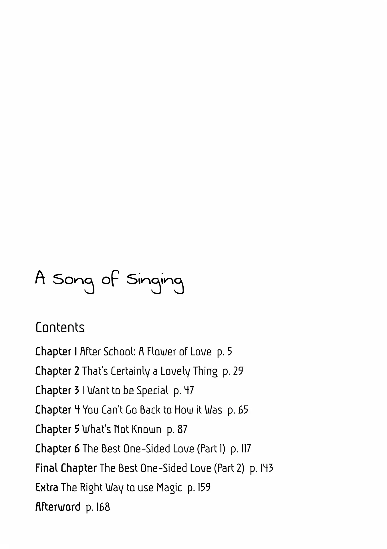 A Song Of Singing - Chapter 1: After School: A Flower Of Love