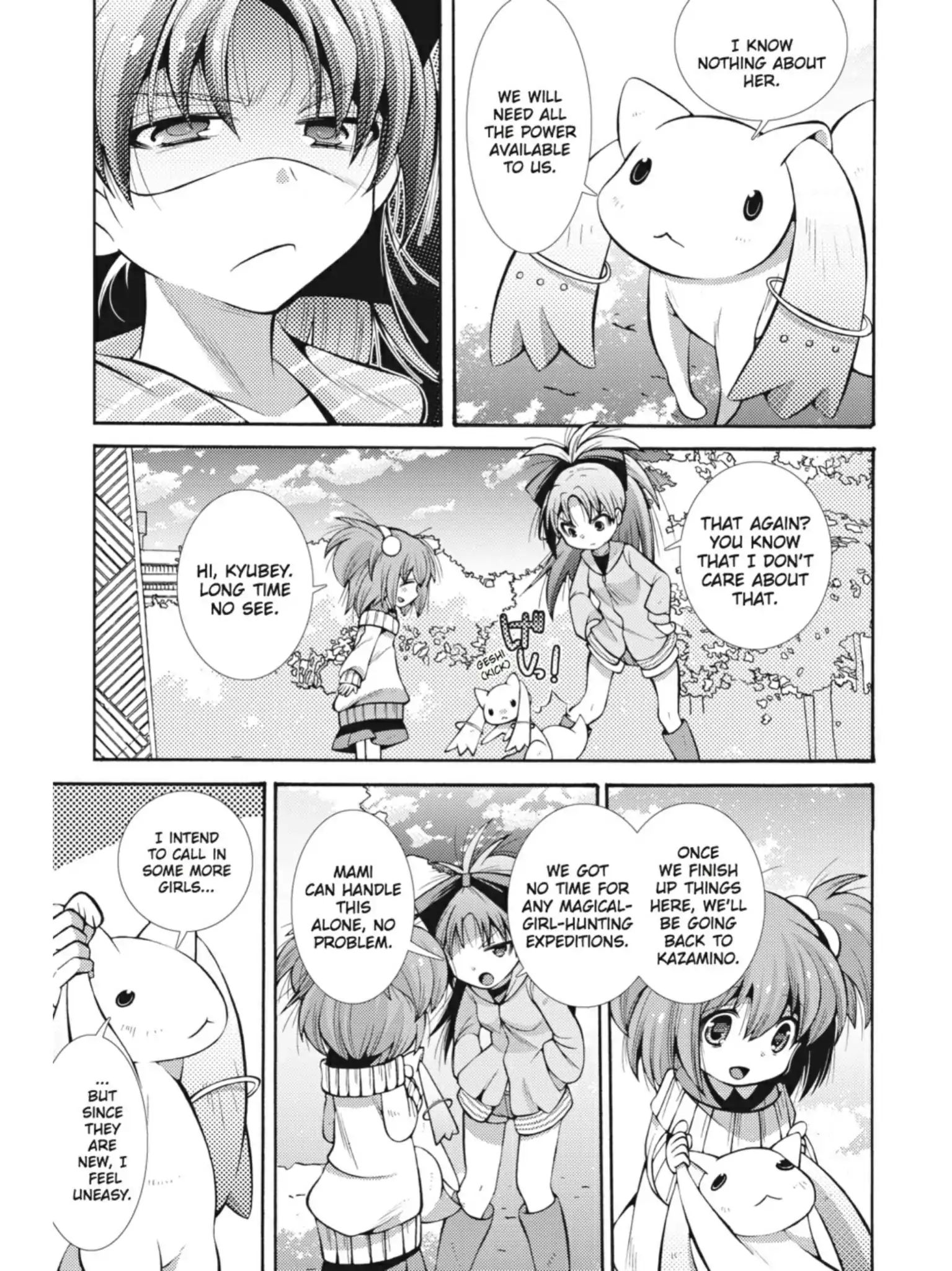 Puella Magi Oriko Magica: Sadness Prayer - Vol.3  Chapter 18: She Is Someone I Know Nothing Of