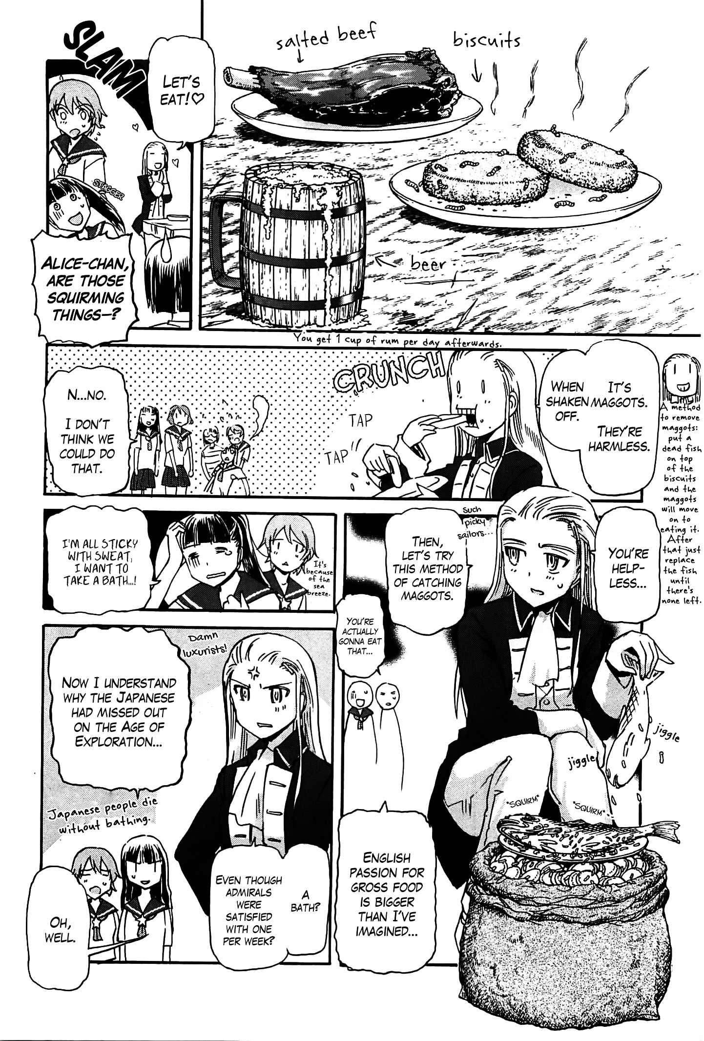 Sailor Fuku To Juusensha - Vol.4 Chapter 16.5 : Extra: "Leave The Port! British Navy Is Serious Business!"