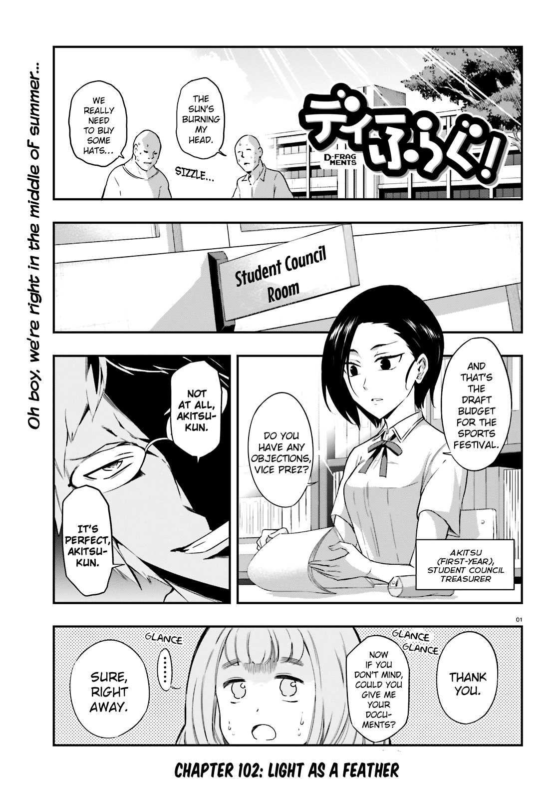 D-Frag! - Chapter 102: Light As A Feather