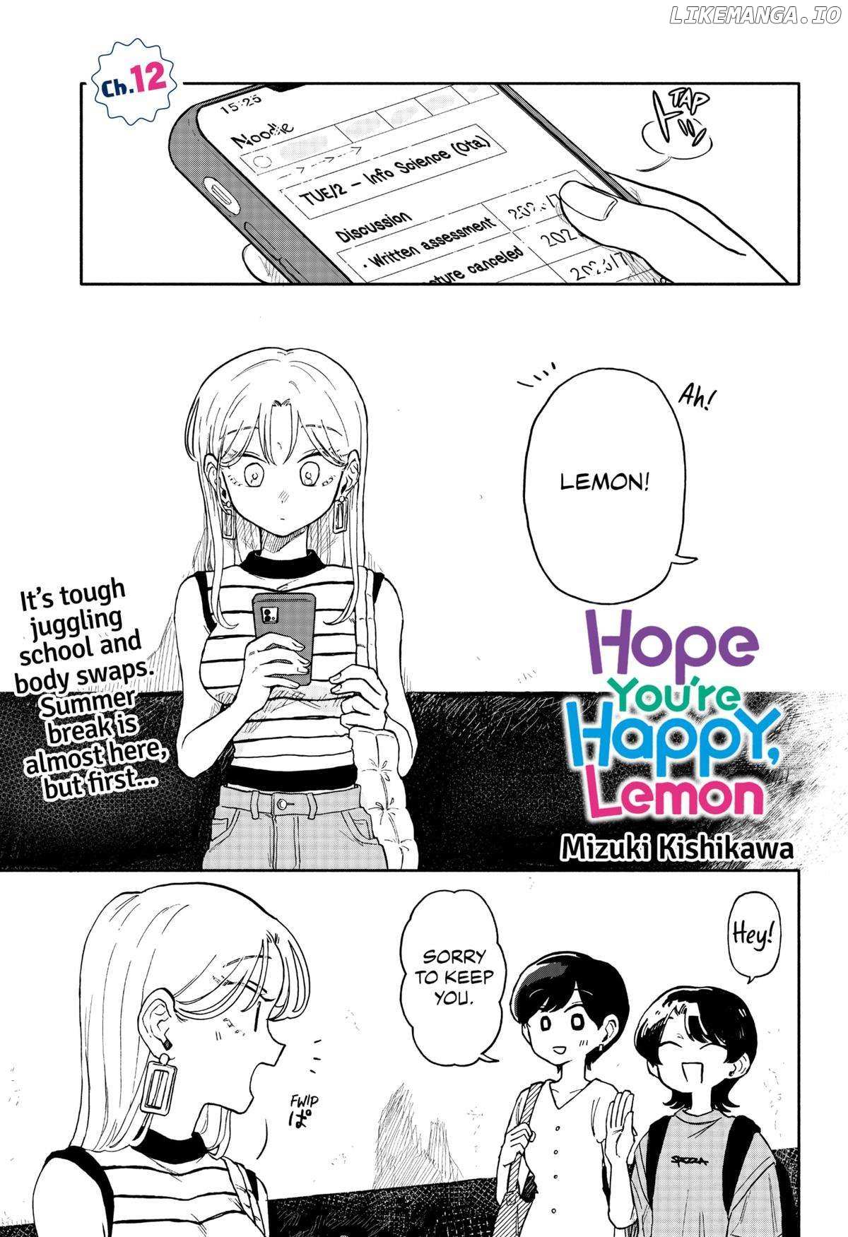 Hope You're Happy, Lemon - Chapter 12