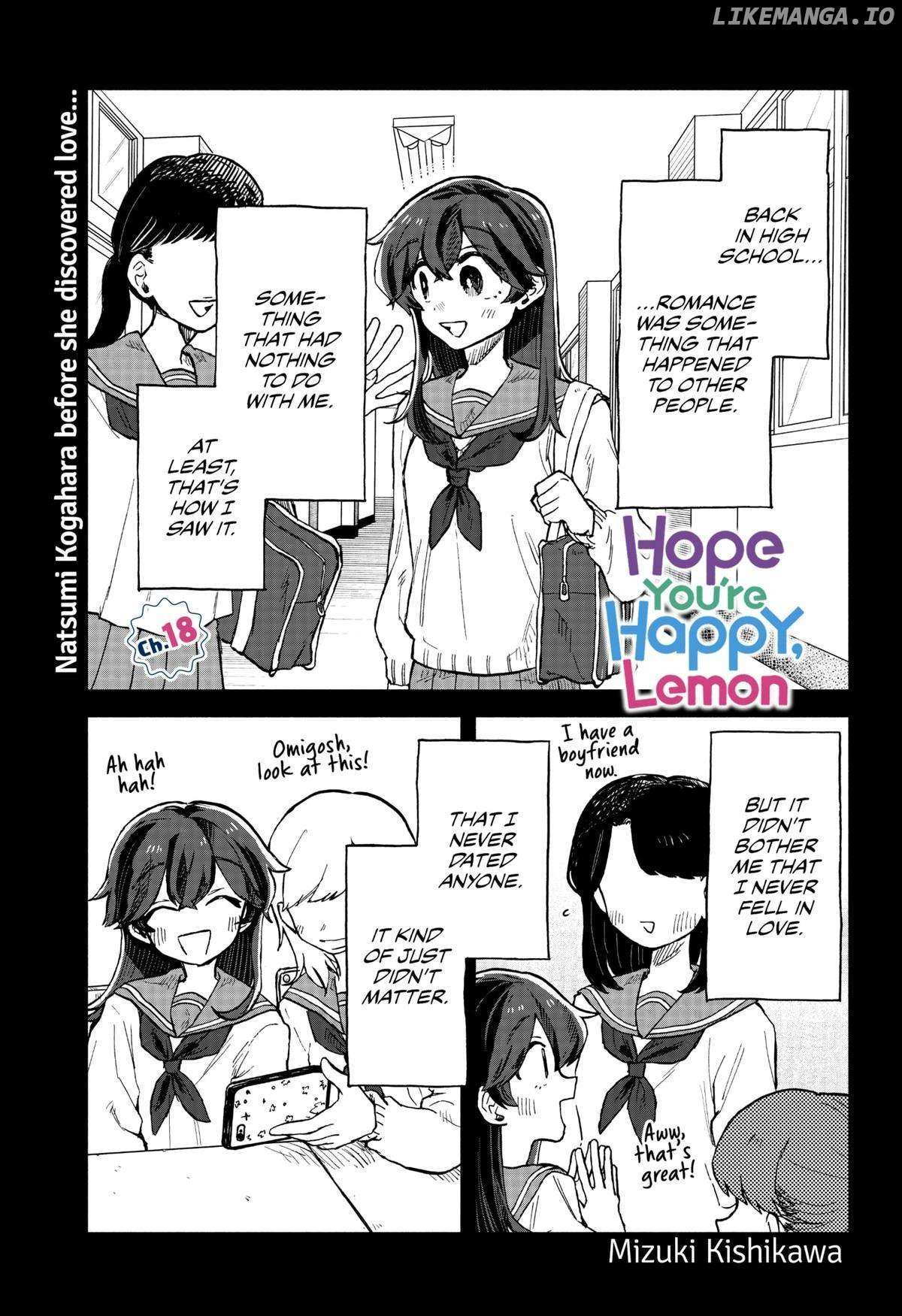 Hope You're Happy, Lemon - Chapter 18