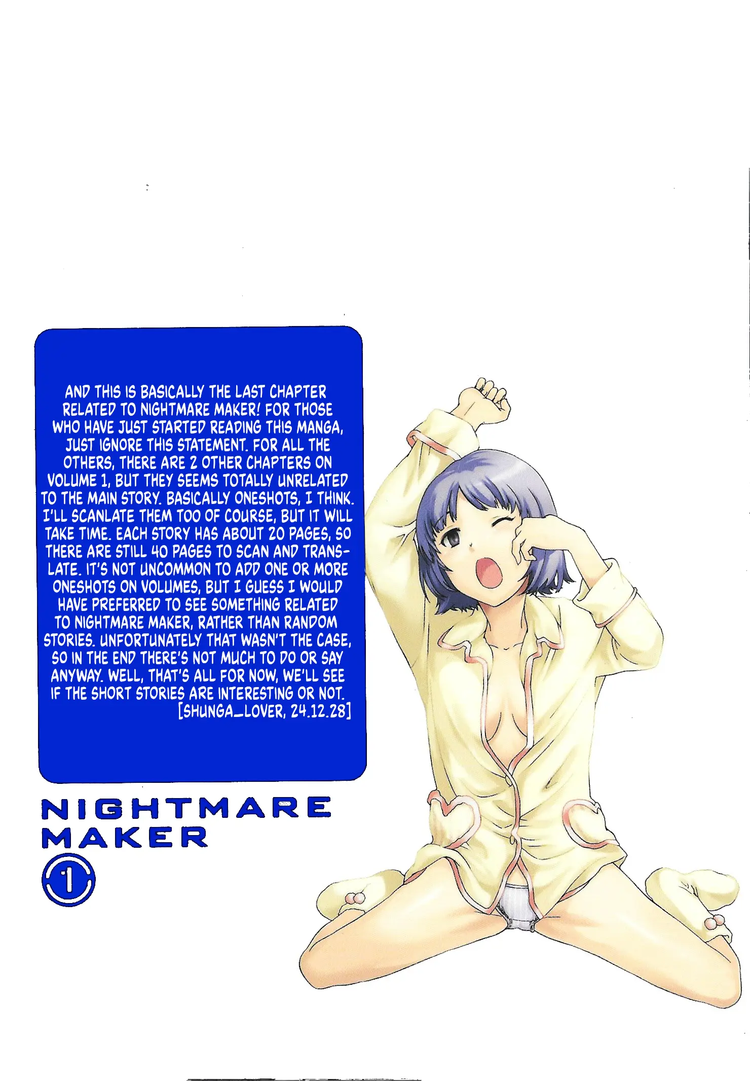 Nightmare Maker - Vol.1 Chapter 6.5: Extra Night - Day Dreaming