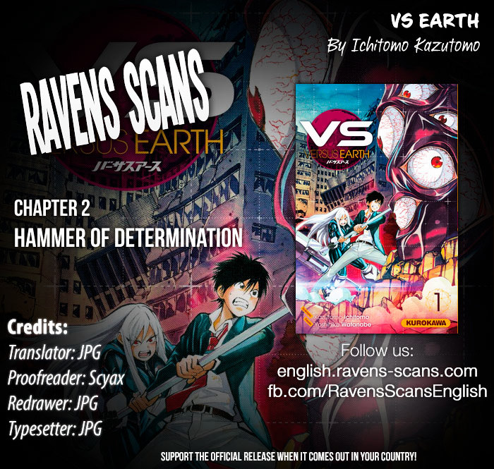 Versus Earth - Vol.1 Chapter 2 : Hammer Of Determination