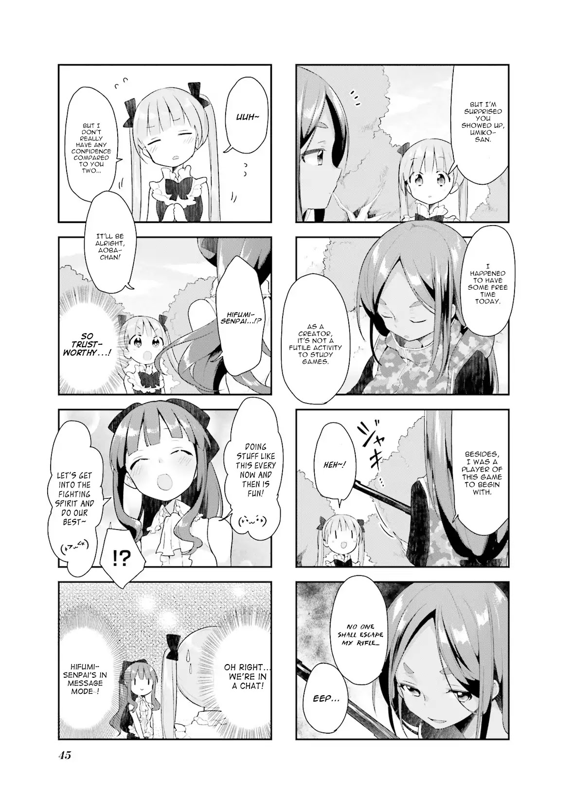 New Game! Anthology Comic - Chapter 5: Mmo Nice To Meet You!