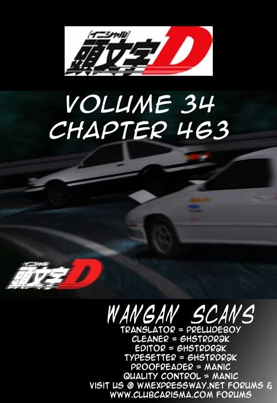 Initial D - Vol.34 Chapter 463 : Oomiya S Fear