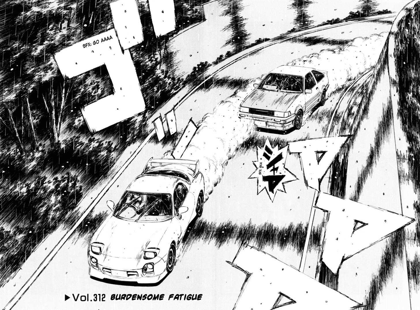 Initial D - Vol.25 Chapter 312 : Burdensome Fatigue