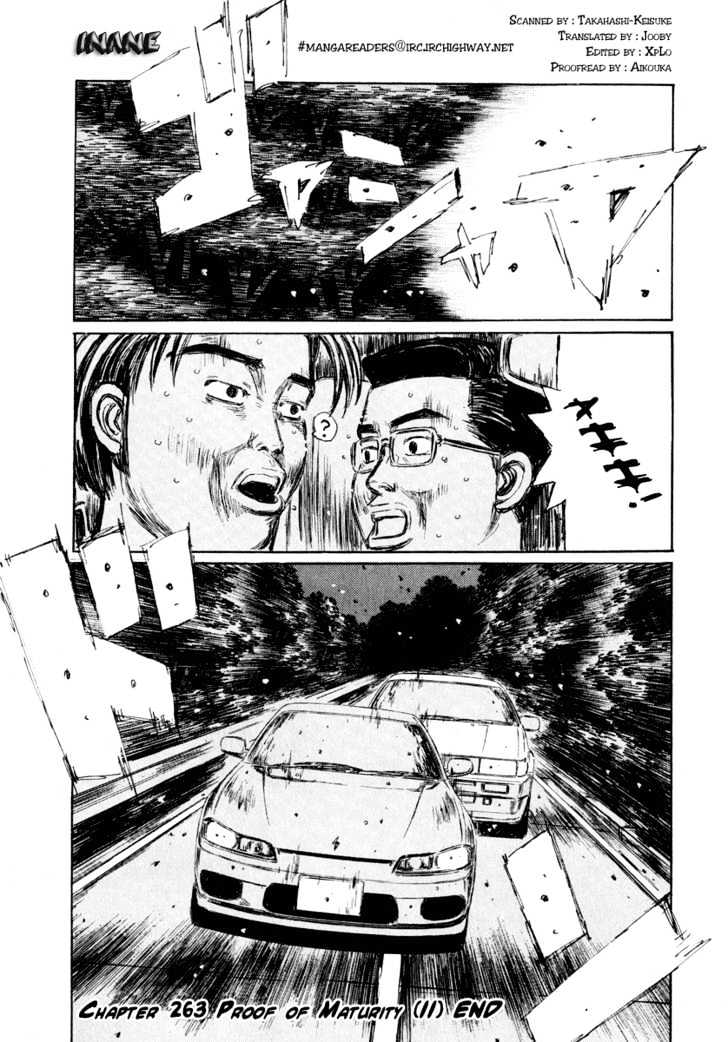 Initial D - Vol.22 Chapter 263 : Proof Of Maturity (Ii)