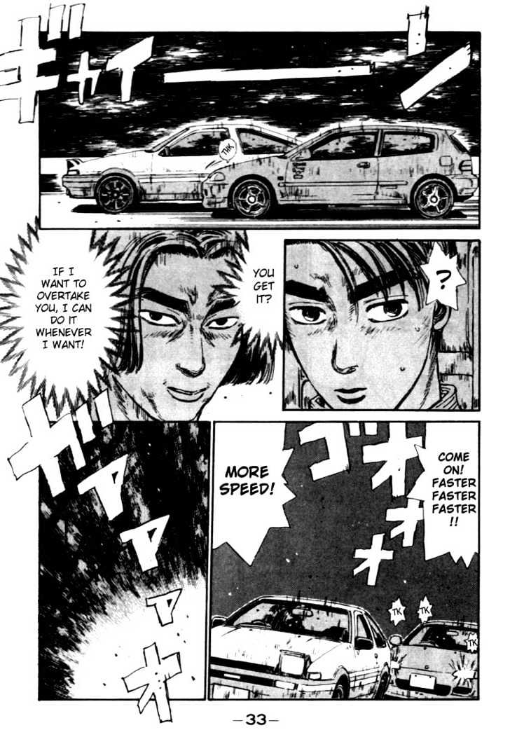 Initial D - Vol.4 Chapter 34 : Panicking Shingo!