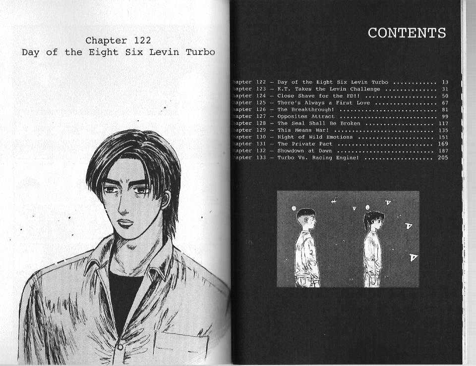 Initial D - Vol.12 Chapter 122 : 122: Day Of The Eight Six Levin Turbo  123: K.t. Takes The Levin...