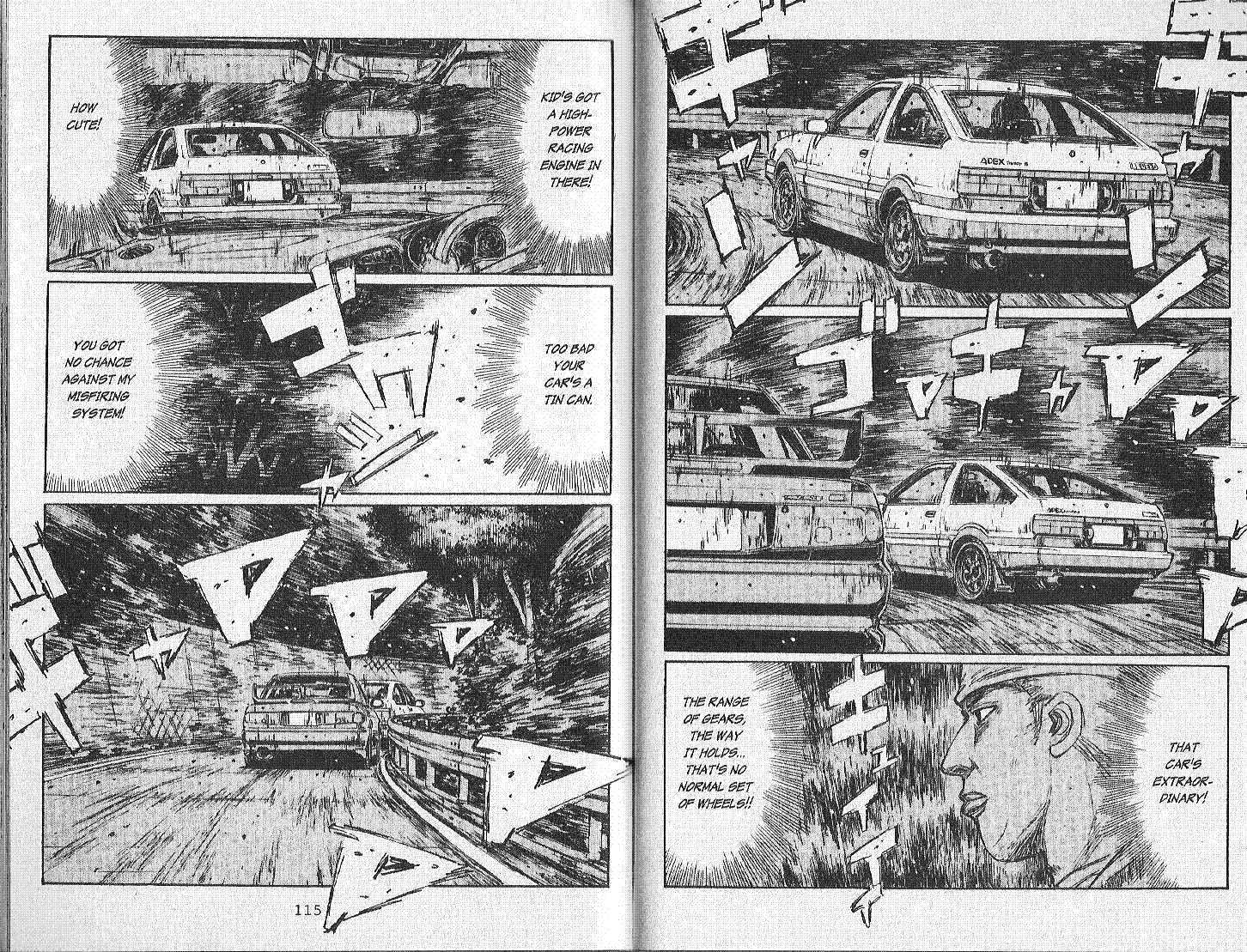 Initial D - Vol.14 Chapter 152 : Misfire Vs. Low Center Of Gravity