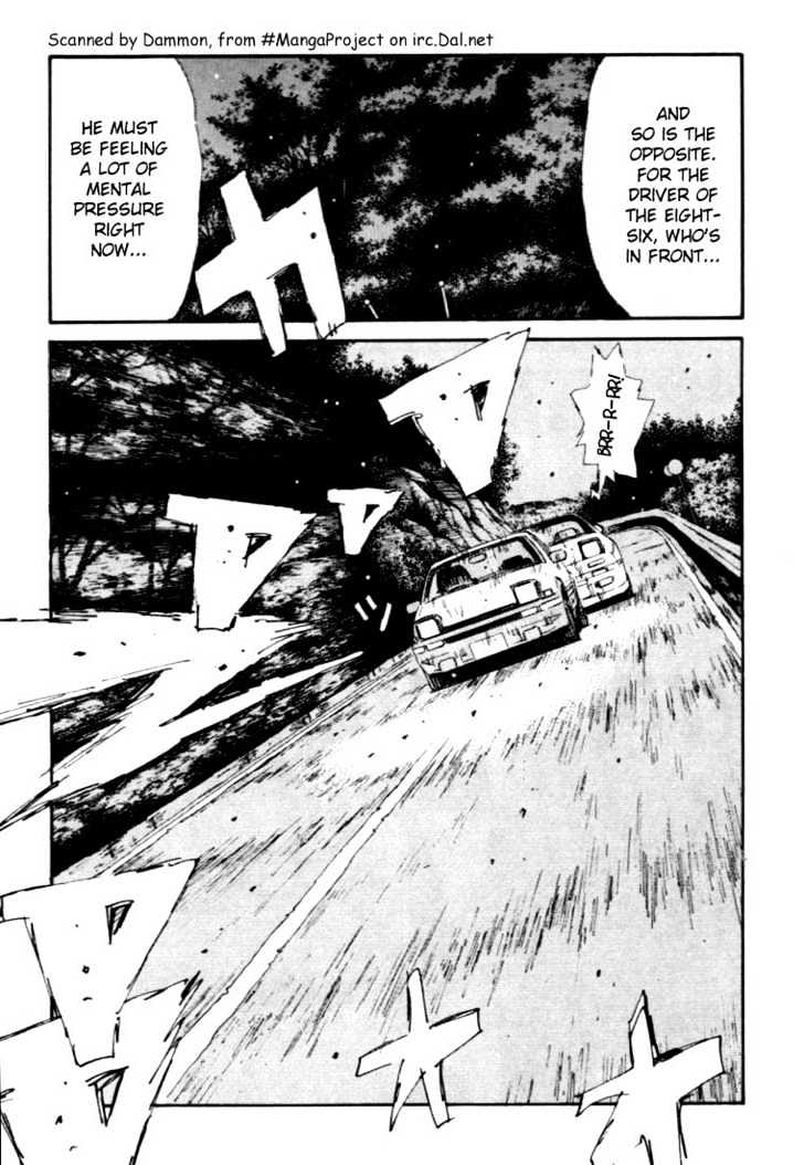 Initial D - Vol.5 Chapter 45 : Takumi S Tough Battle, First Time Pressure!