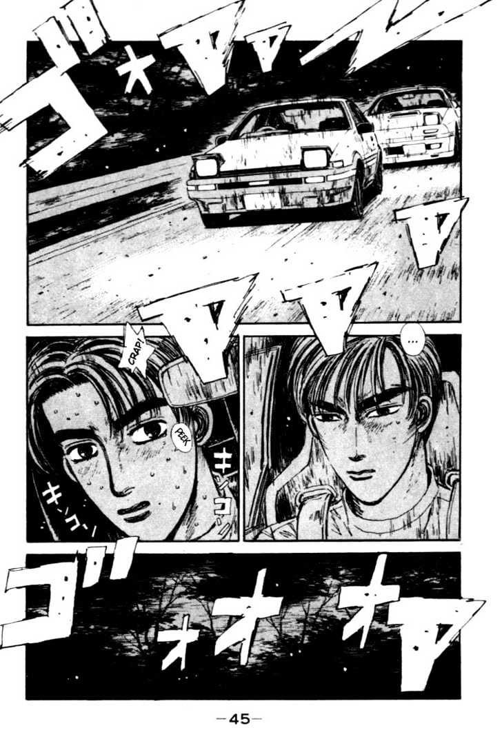 Initial D - Vol.5 Chapter 45 : Takumi S Tough Battle, First Time Pressure!