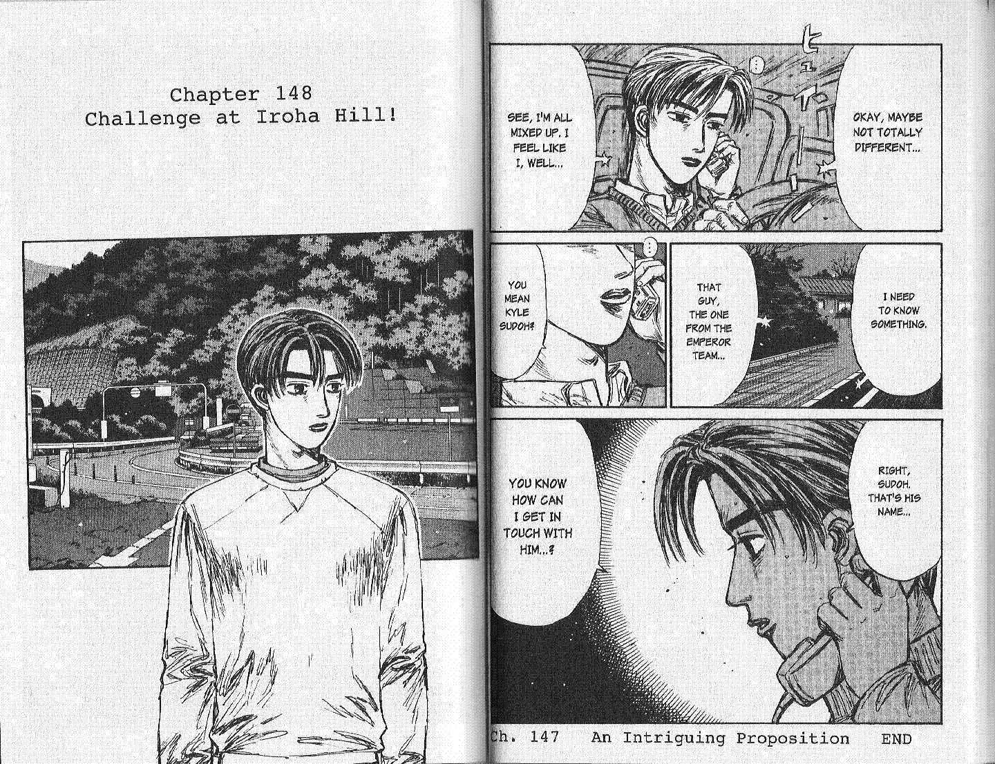 Initial D - Vol.14 Chapter 148 : Challenge At Iroha Hill!