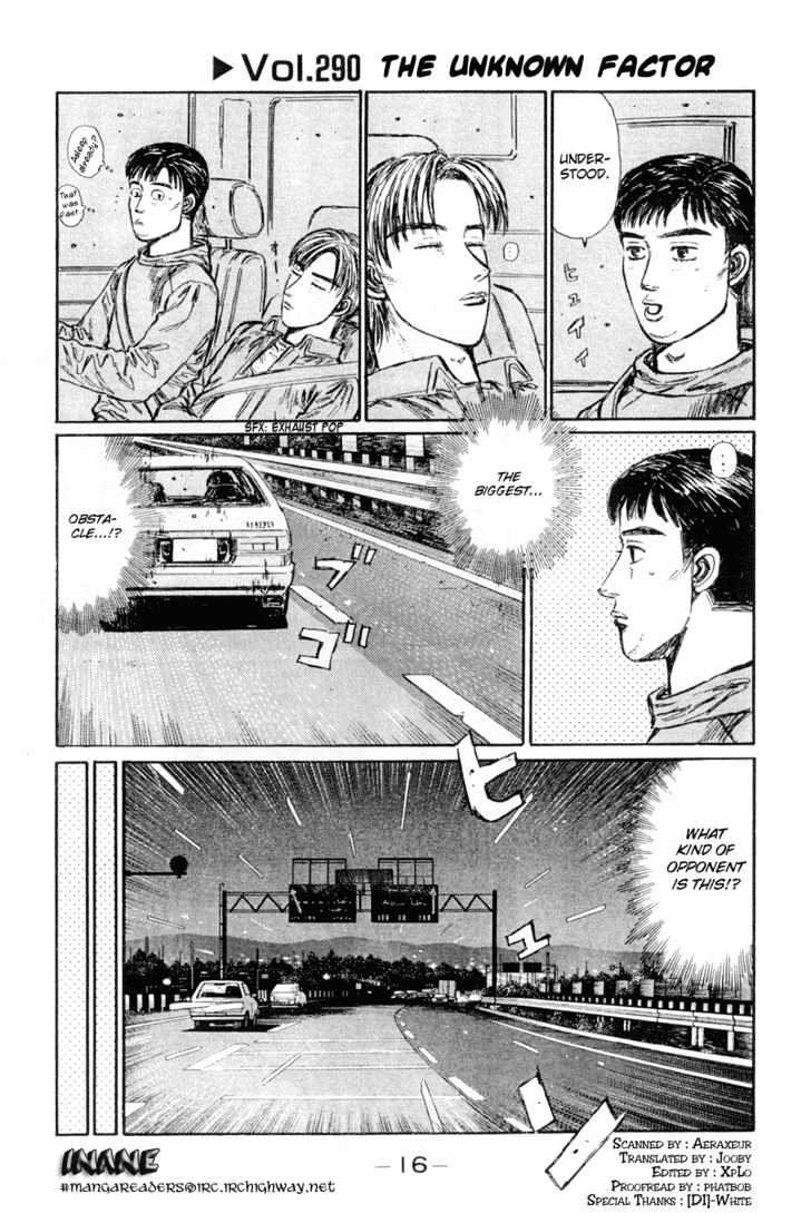 Initial D - Vol.24 Chapter 290 : The Unknown Factor