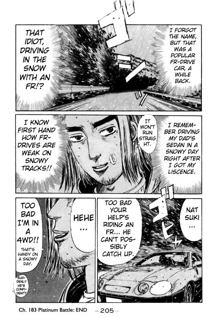 Initial D - Vol.16 Chapter 183 : White Silver Battle