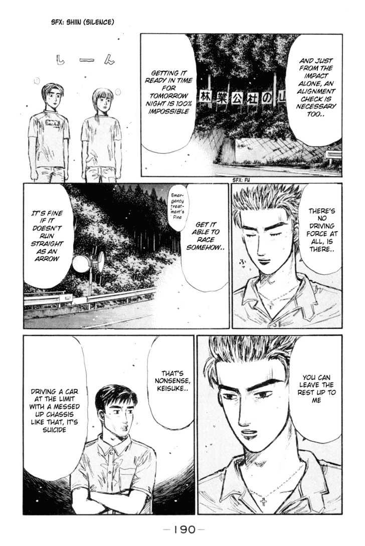 Initial D - Vol.26 Chapter 337 : Keisuke Falls Into The Trap (Part 2)