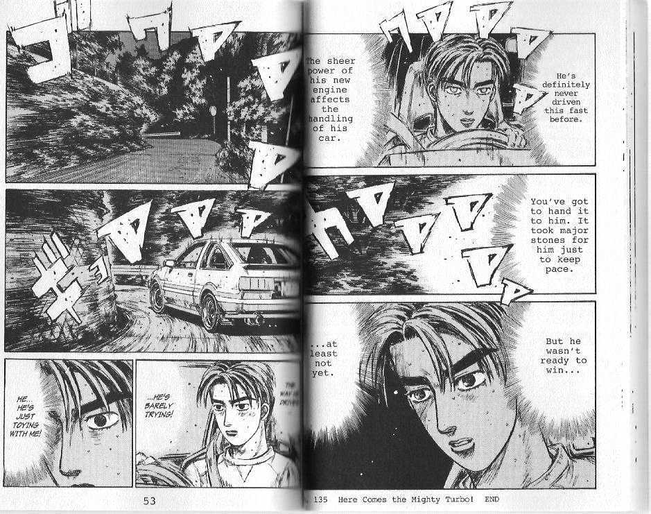 Initial D - Vol.13 Chapter 135 : Here Comes The Mighty Turbo!