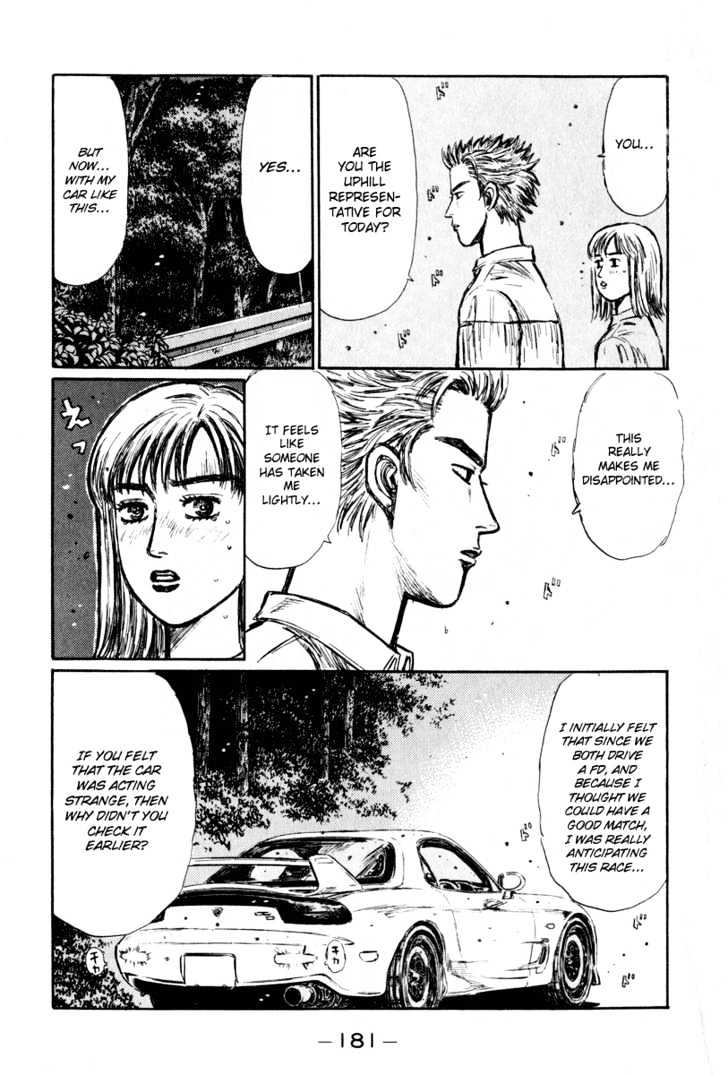 Initial D - Vol.22 Chapter 269 : An Upheaved Heart Before The Race