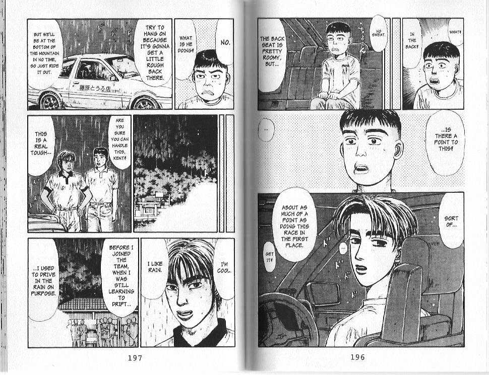 Initial D - Vol.7 Chapter 75 : 75: The Terror Of A Rain Battle!  76: Unsurpassed Driver, Stando...