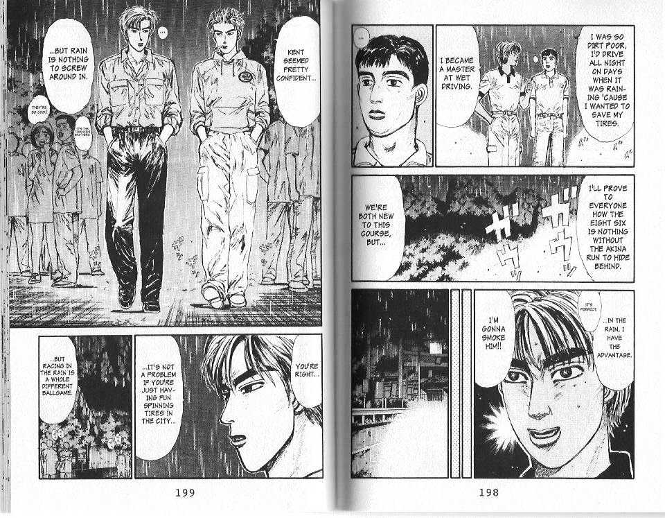 Initial D - Vol.7 Chapter 75 : 75: The Terror Of A Rain Battle!  76: Unsurpassed Driver, Stando...