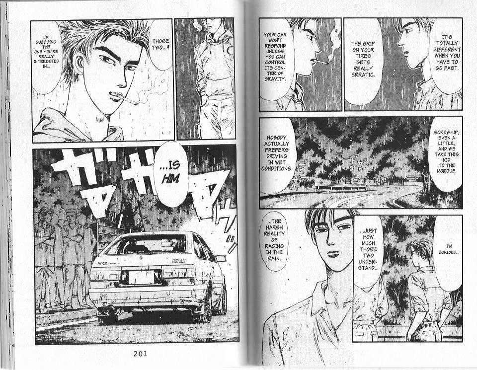 Initial D - Vol.7 Chapter 75 : 75: The Terror Of A Rain Battle!  76: Unsurpassed Driver, Stando...