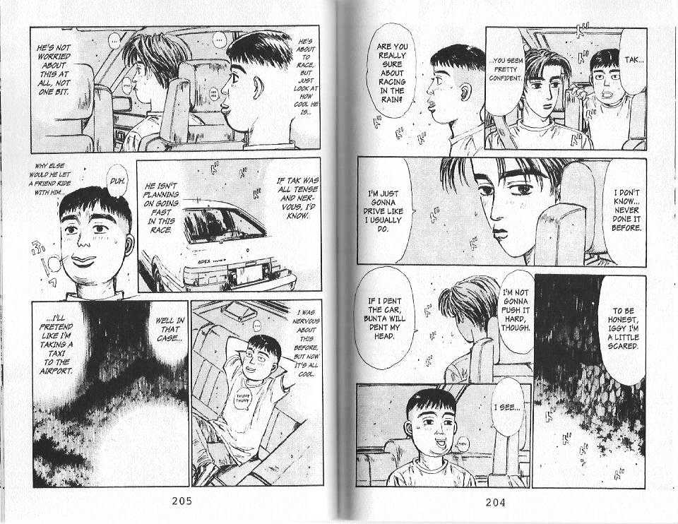 Initial D - Vol.7 Chapter 75 : 75: The Terror Of A Rain Battle!  76: Unsurpassed Driver, Stando...