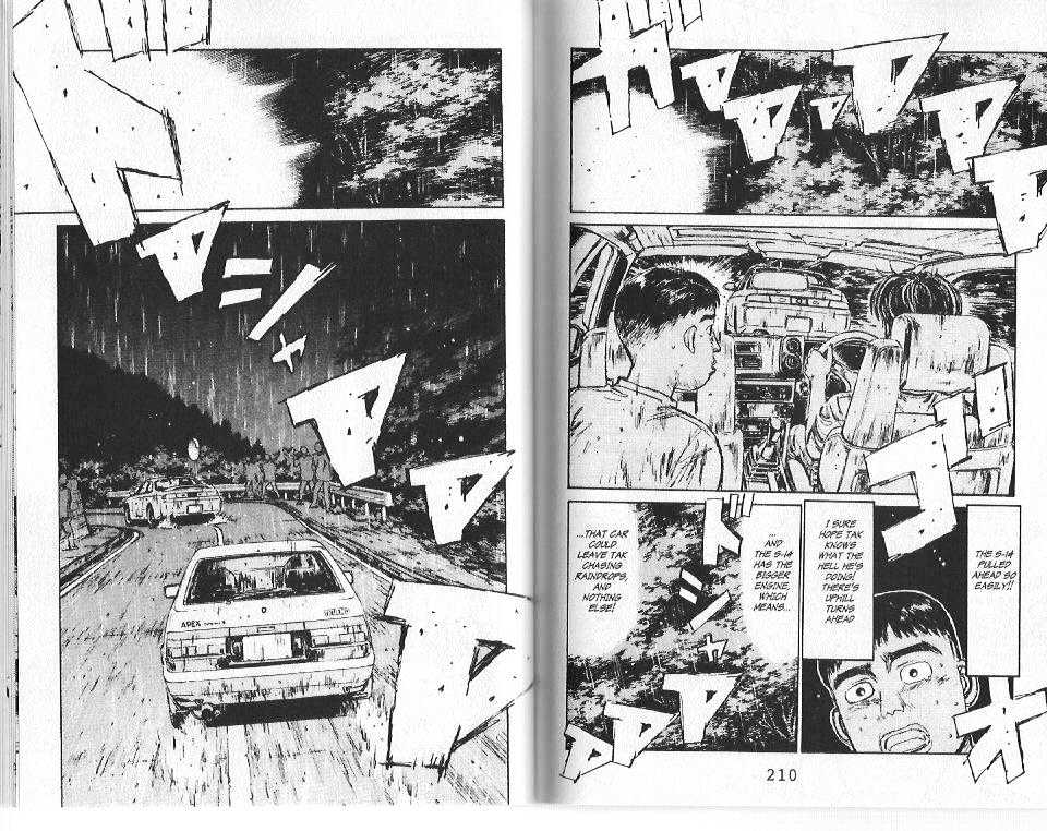 Initial D - Vol.7 Chapter 75 : 75: The Terror Of A Rain Battle!  76: Unsurpassed Driver, Stando...