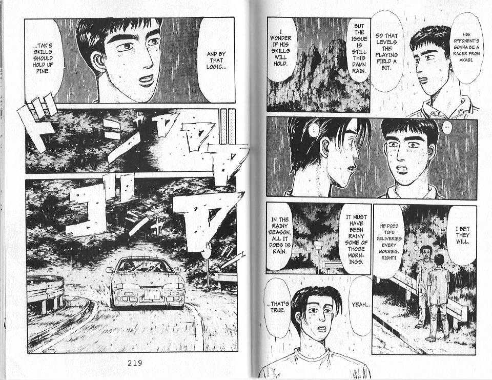 Initial D - Vol.7 Chapter 75 : 75: The Terror Of A Rain Battle!  76: Unsurpassed Driver, Stando...