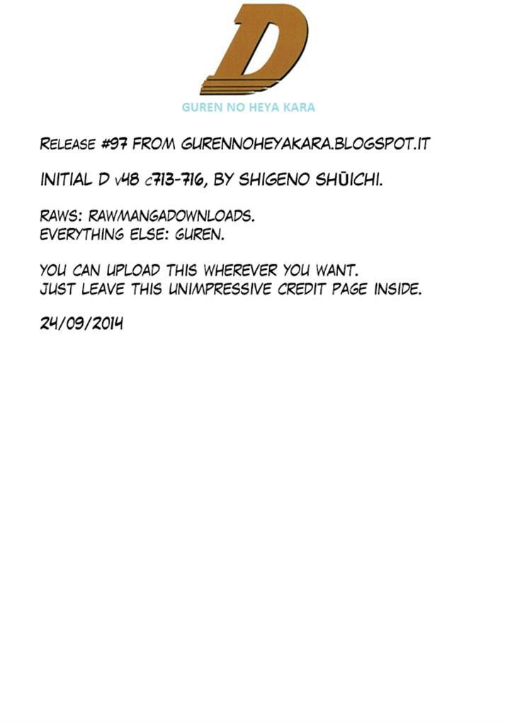 Initial D - Vol.48 Chapter 716