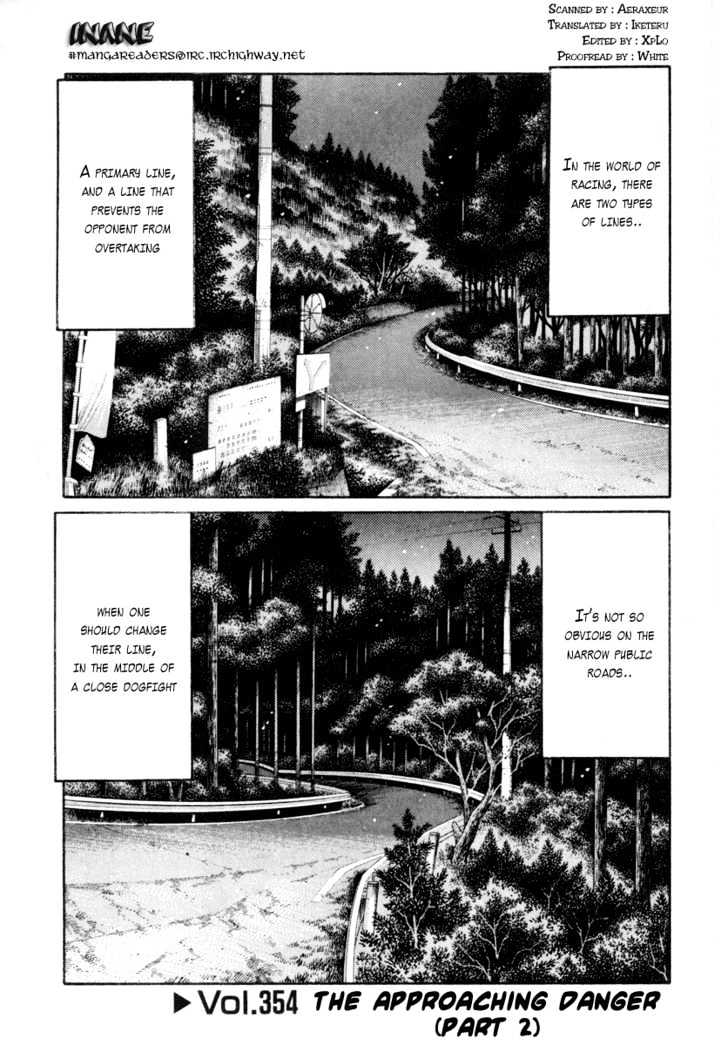 Initial D - Vol.27 Chapter 354 : The Approaching Danger (Part 2)