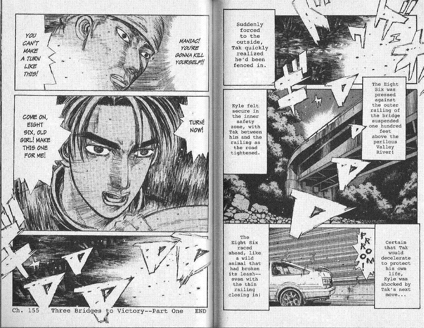 Initial D - Vol.14 Chapter 155 : Three Bridges To Victory--Part One