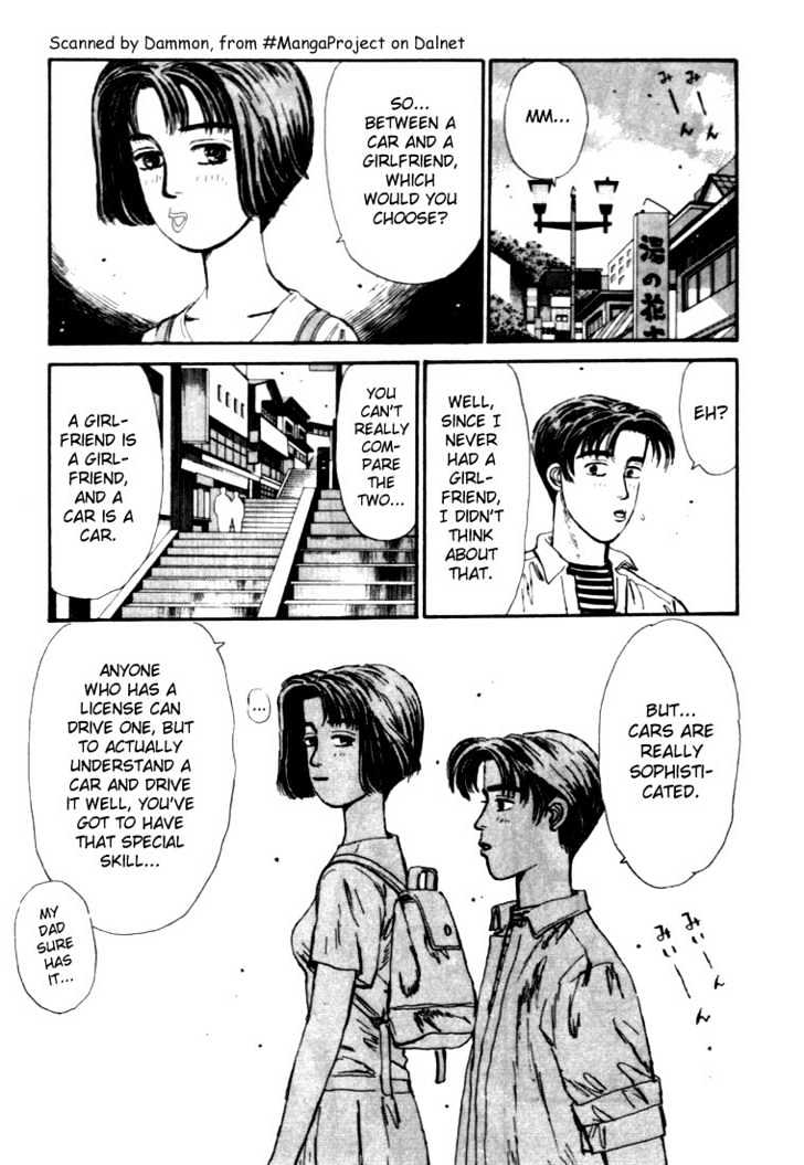 Initial D - Vol.4 Chapter 41 : Nervous!  Takumi Is An Idiot Around Girls!