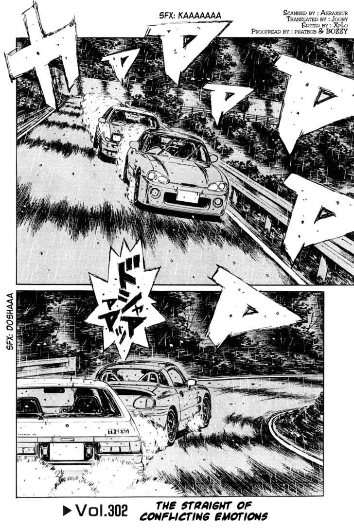 Initial D - Vol.24 Chapter 302 : The Straightaway Of Conflicting Emotions