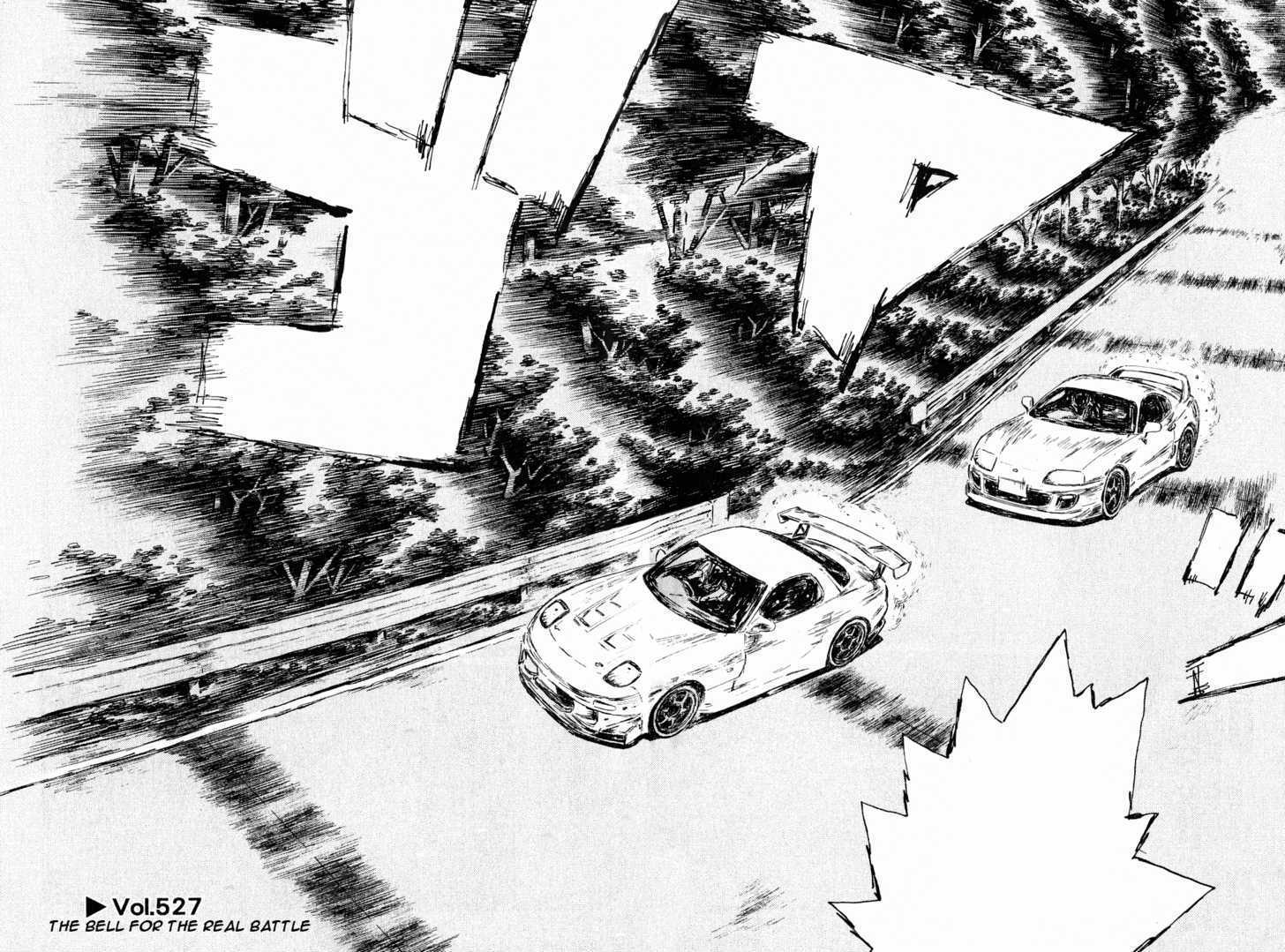 Initial D - Vol.38 Chapter 527 : Sounding The Bell S Decisive Battle With A Resounding Strike!!