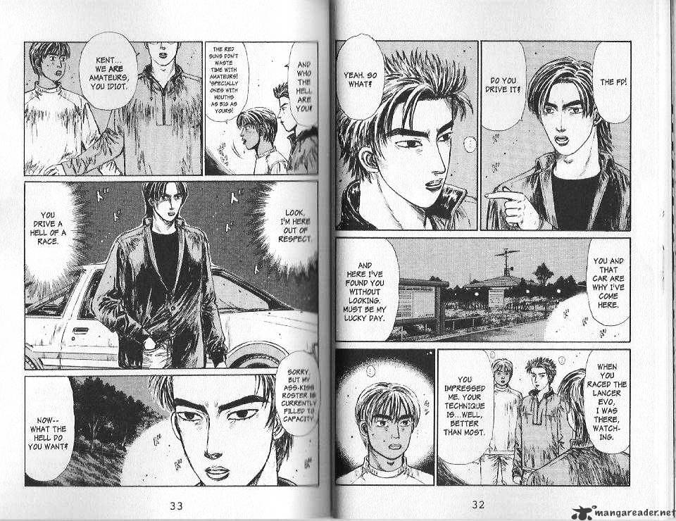 Initial D - Chapter 123 : K.t. Takes The Levin Challenge