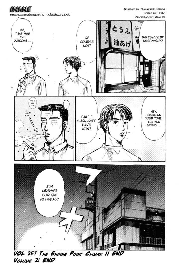 Initial D - Vol.21 Chapter 257 : The Ending Point Climax (Ii)