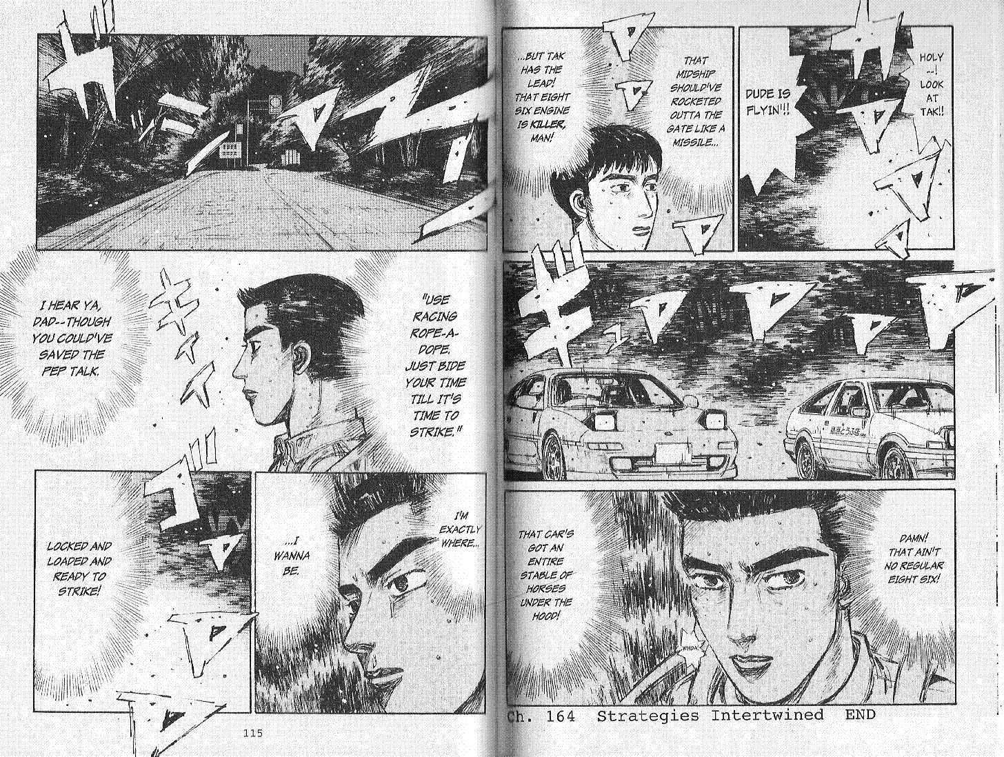 Initial D - Vol.15 Chapter 164 : Strategies Intertwined