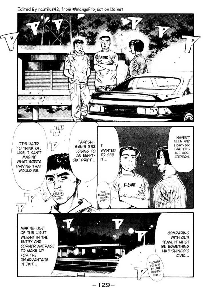 Initial D - Vol.3 Chapter 28 : Friendship-Power Levin Race!!