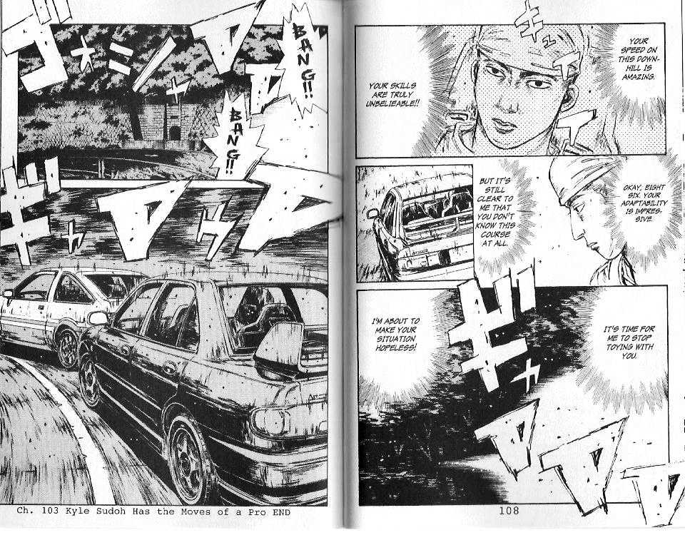 Initial D - Vol.10 Chapter 103 : Kyle Sudoh Has The Moves Of A Pro