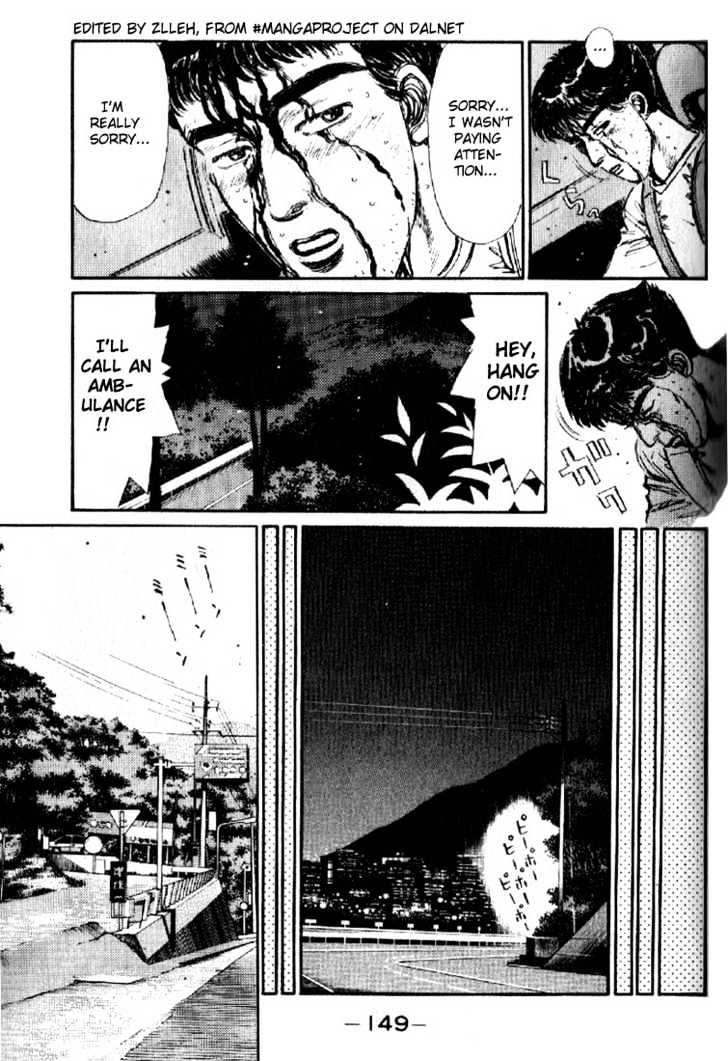 Initial D - Vol.1 Chapter 7 : Oh No!  Iketani Crashes!!