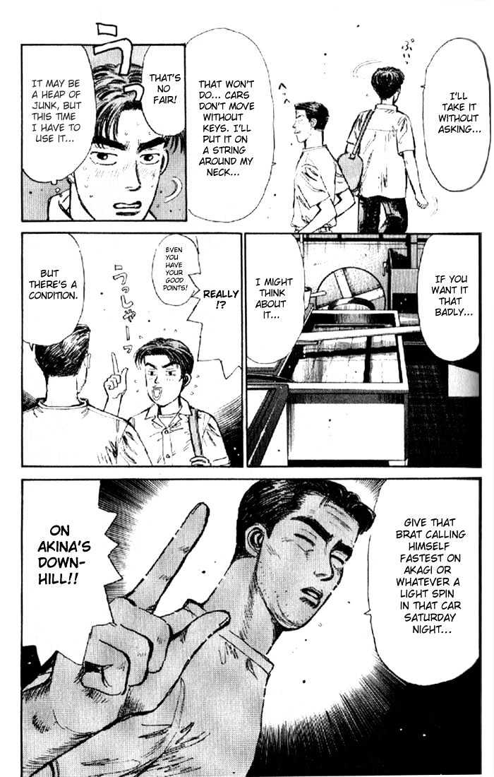 Initial D - Vol.1 Chapter 7 : Oh No!  Iketani Crashes!!