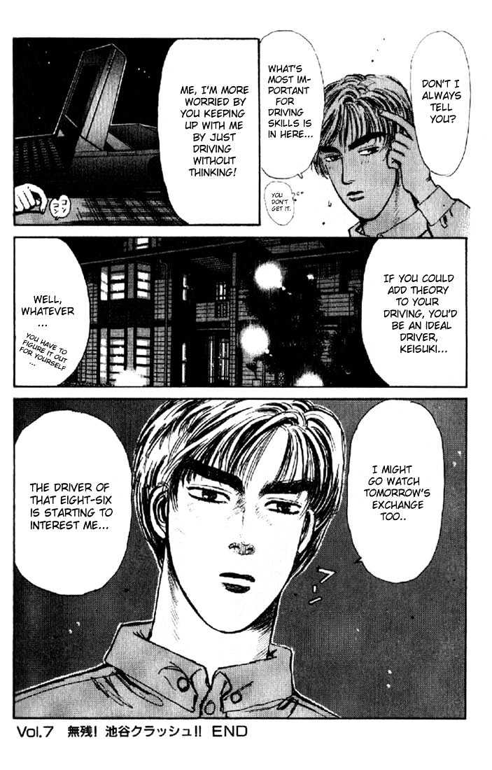 Initial D - Vol.1 Chapter 7 : Oh No!  Iketani Crashes!!