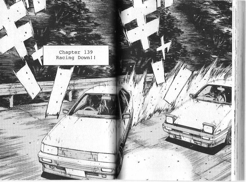 Initial D - Vol.13 Chapter 139 : Racing Down!!