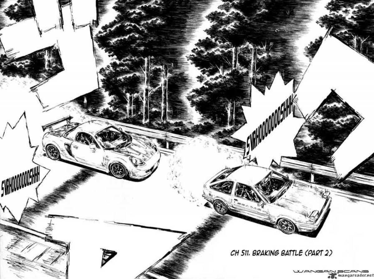 Initial D - Vol.37 Chapter 511 : Braking Battle (Part 2)