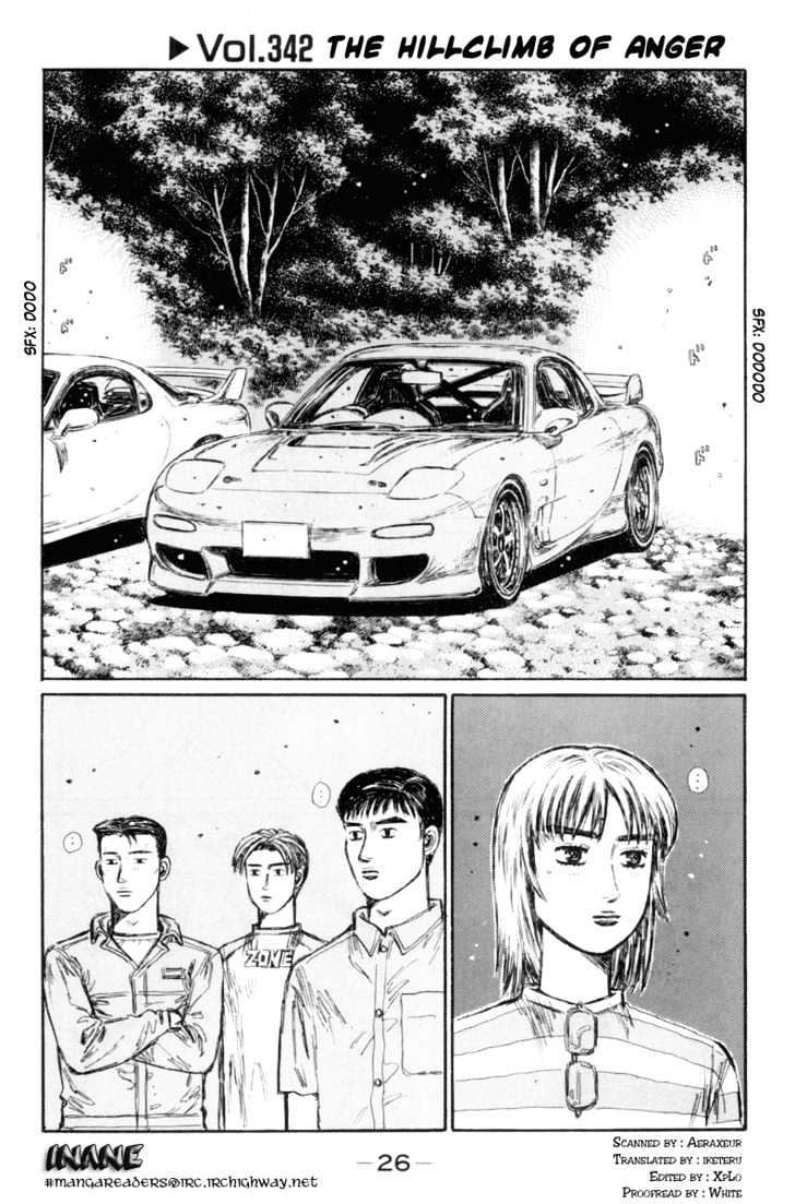 Initial D - Vol.27 Chapter 342 : The Hillclimb Of Anger