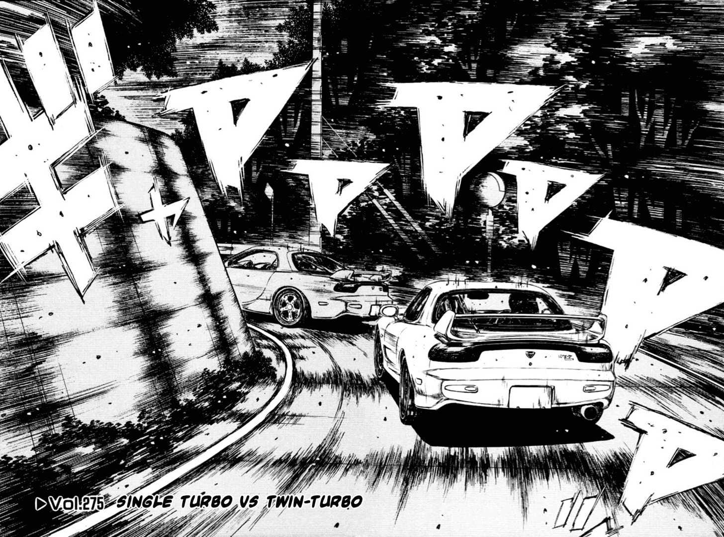 Initial D - Vol.23 Chapter 275 : Single Turbo Vs. Twin Turbo