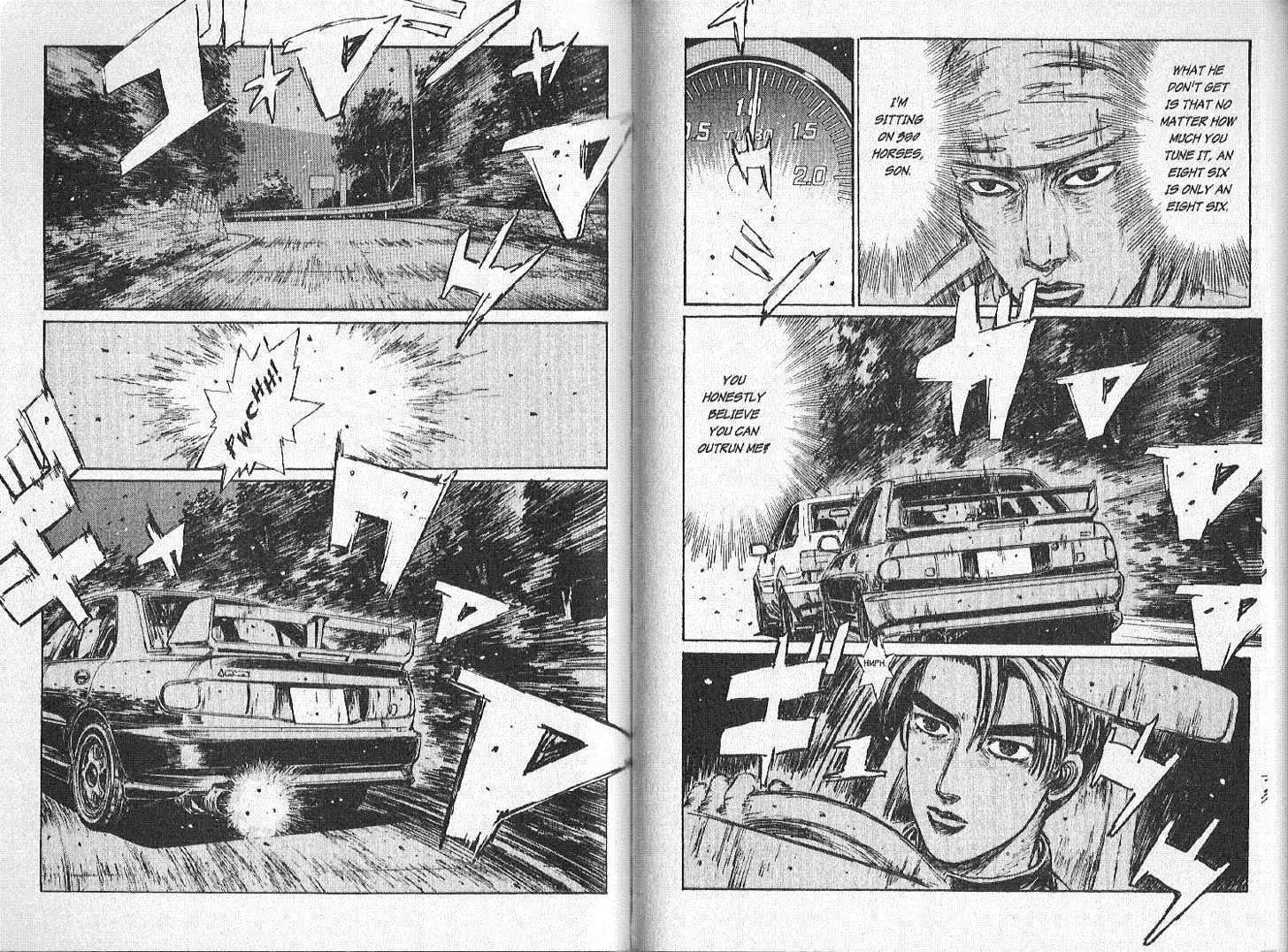 Initial D - Vol.14 Chapter 150 : Power Under Pressure!!