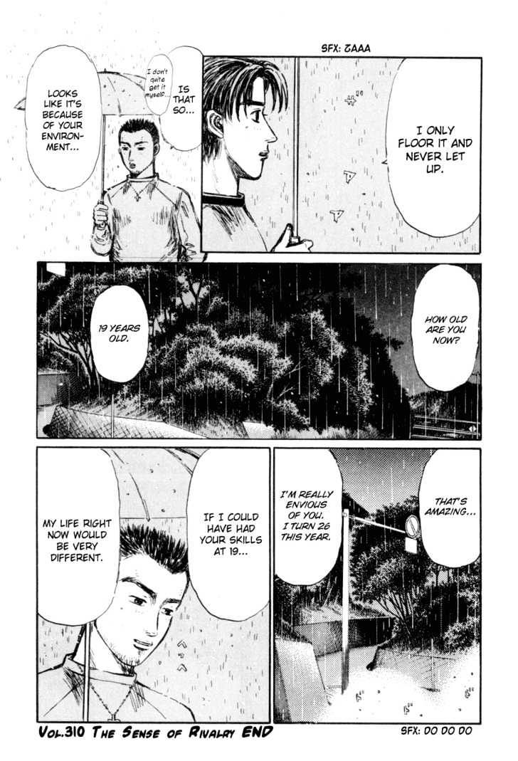 Initial D - Vol.25 Chapter 310 : The Sense Of Rivalry