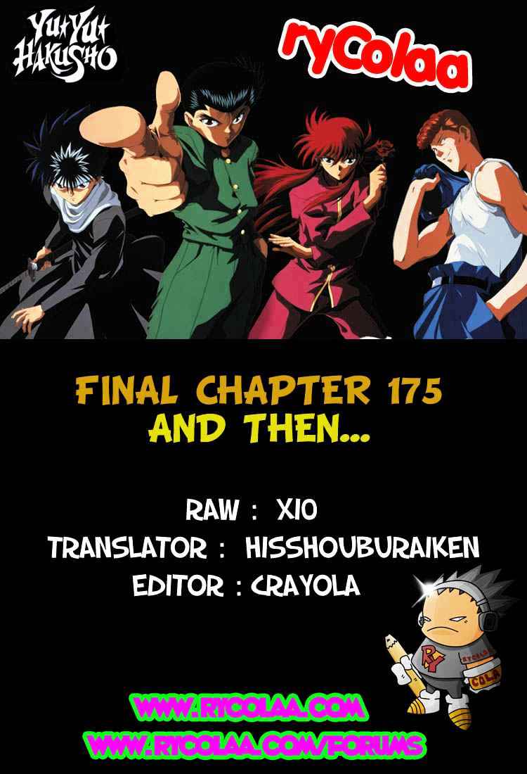 Yu Yu Hakusho - Chapter 175 : And Then... [End]